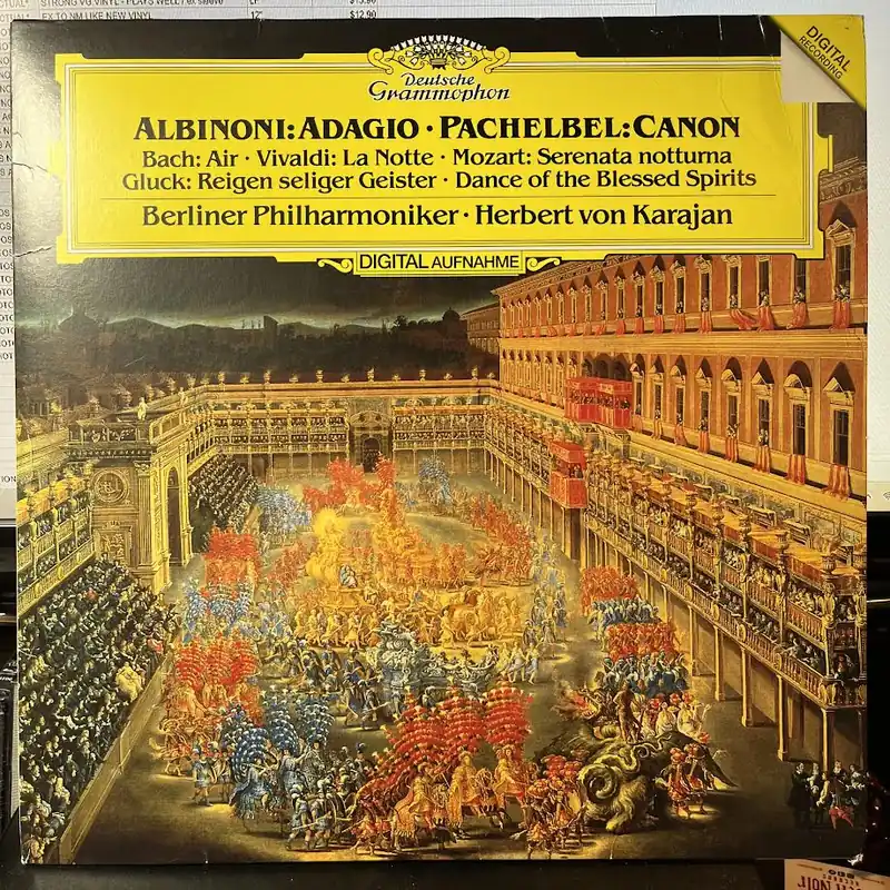 Albinoni: Adagio, Pachelbel: Canon (VINYL) | Near Mint (NM) Excellent+ Premium