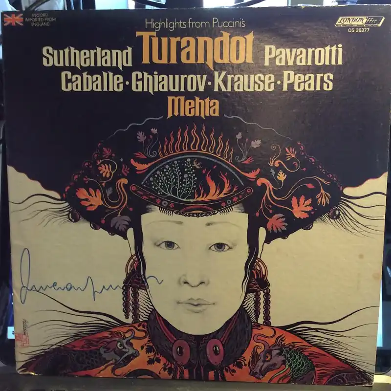 Turandot Highlights (VINYL) | Near Mint (NM) Excellent+ (EX+) Sale