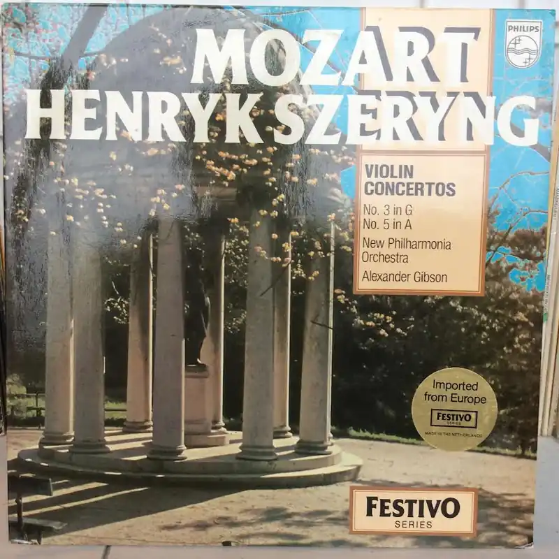 Violin Concertos No. 3 in G No. 5 in A (VINYL) | Near Mint (NM or M-) Markdown