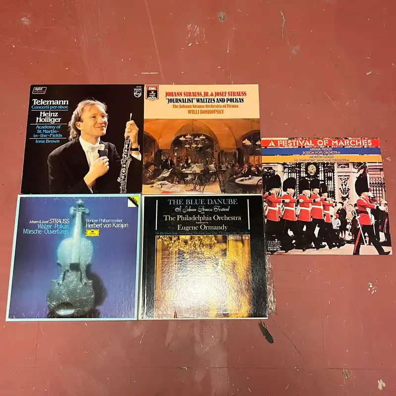 5 CLASSICAL MUSIC VINYL RECORD ALBUMS (EX TO NM CONDITIONS) | Excellen Direct From Manufacturer