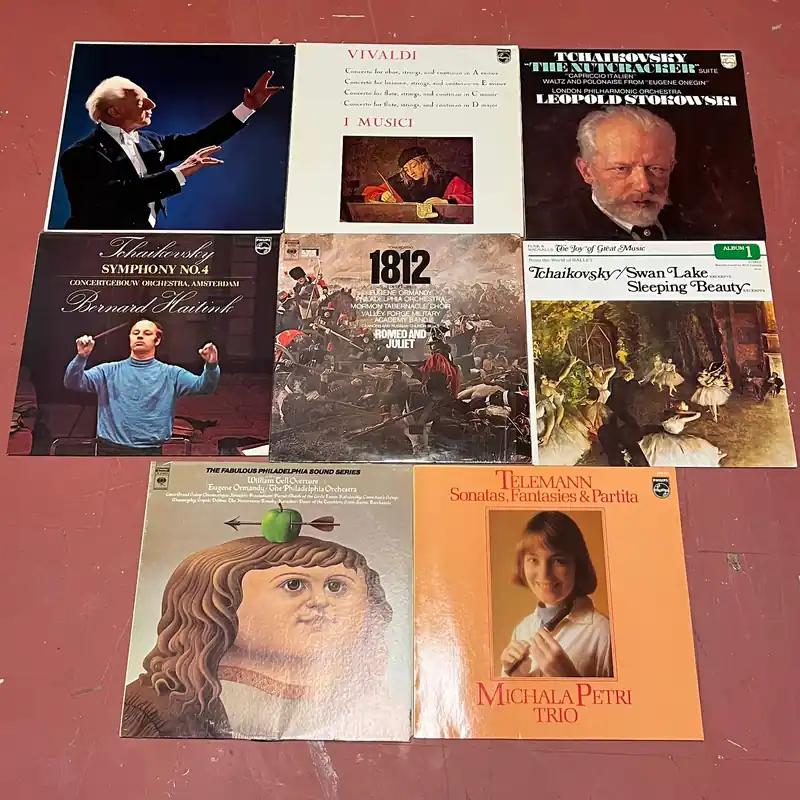 8 CLASSICAL MUSIC VINYL ALBUM LPS (EX TO NM CONDITIONS) | Excellent (E Hot Picks