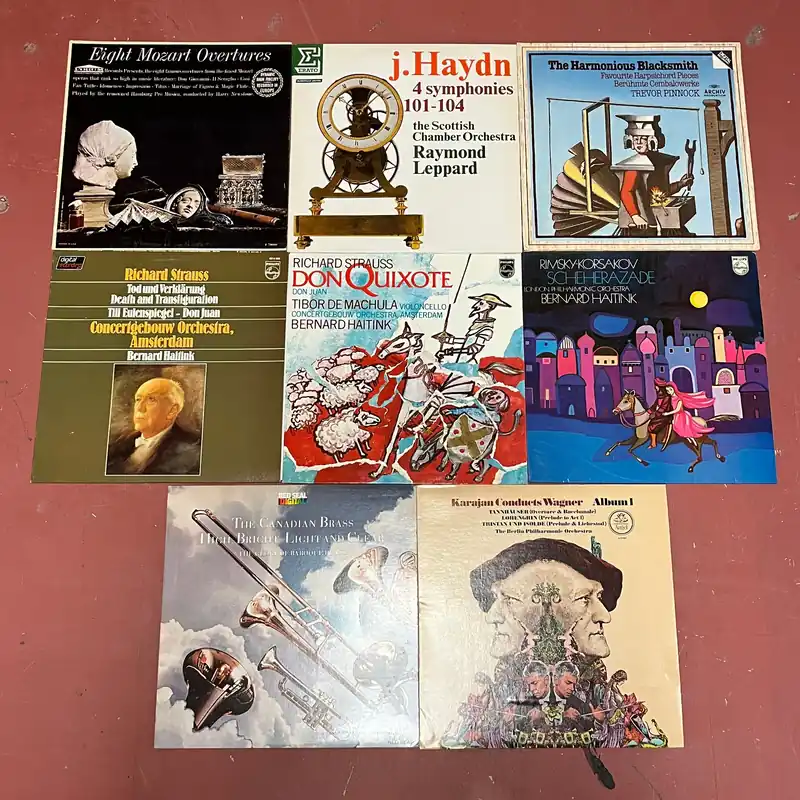 8 CLASSICAL MUSIC VINYL RECORD ALBUM LPS (EX TO NM : LIKE NEW) | Near Save Now
