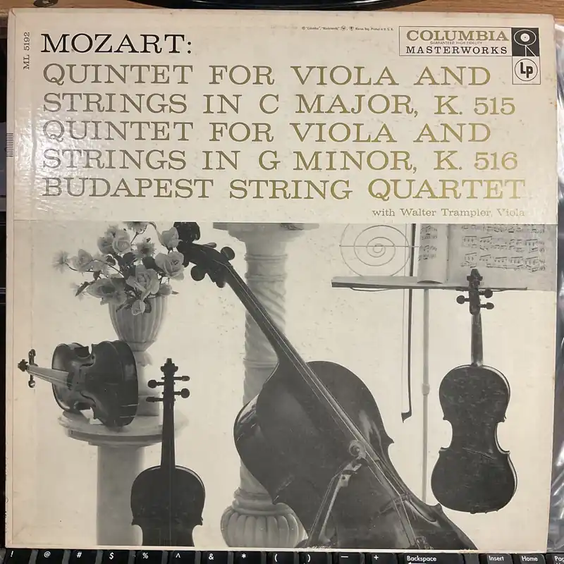 Top Rated Quintet For Viola And Strings In C Major, K. 515 (VINYL) | Excellent+