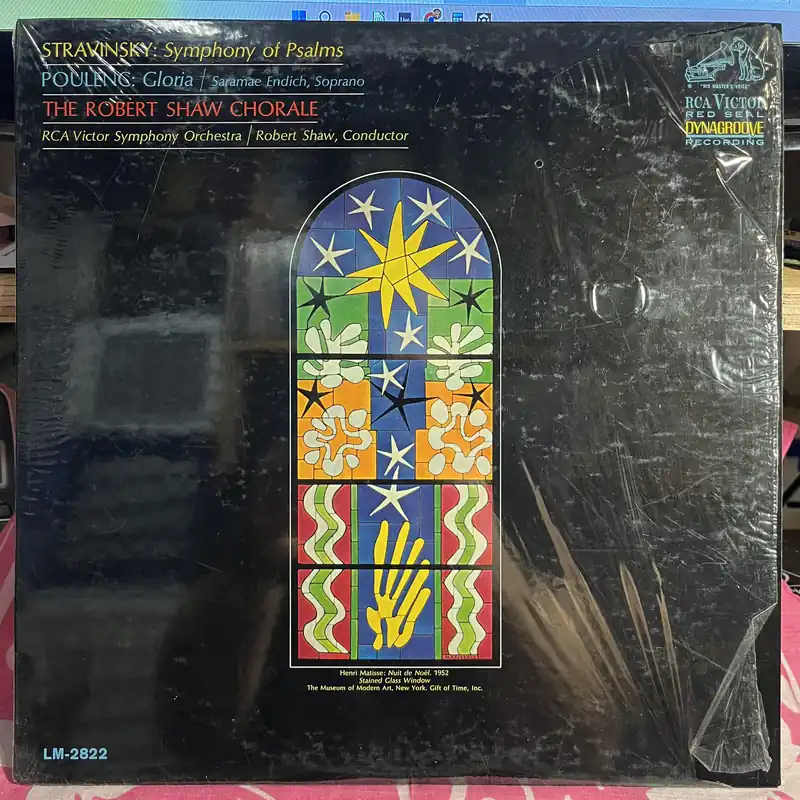 Symphony Of Psalms / Gloria *SHRINK* | Excellent (EX) Near Mint (NM) Limited Offer