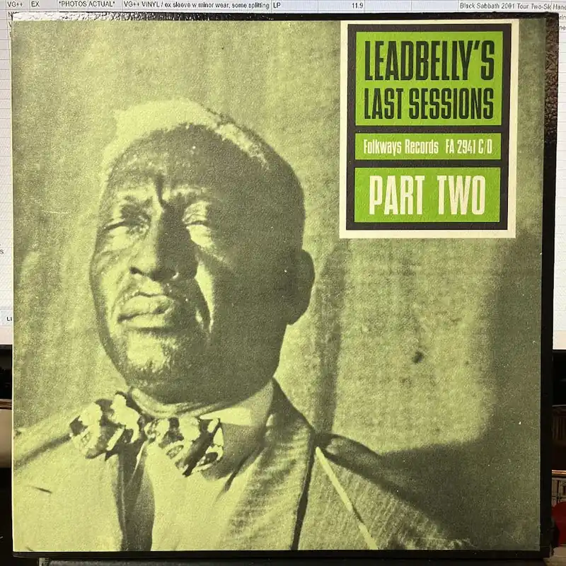 Editor’s Pick Leadbelly's Last Sessions Part Two (VINYL) | Excellent (EX) Near Mint