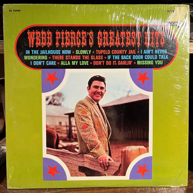 Webb Pierce's Greatest Hits (VINYL) | Near Mint (NM) Near Mint (NM) Crafted