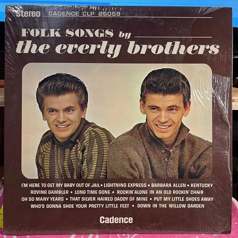 Professional Grade Folk Songs By The Everly Brothers *SHRINK* | Very Good Plus (VG+) Near