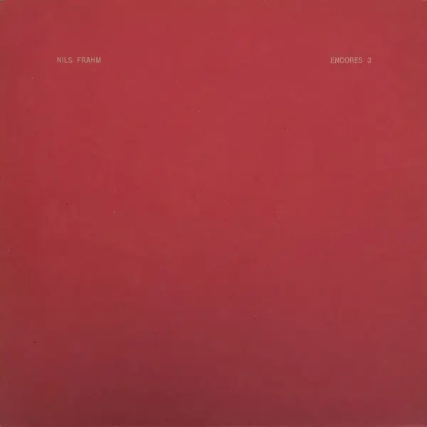 Warranty Included Nils Frahm - Encores 3