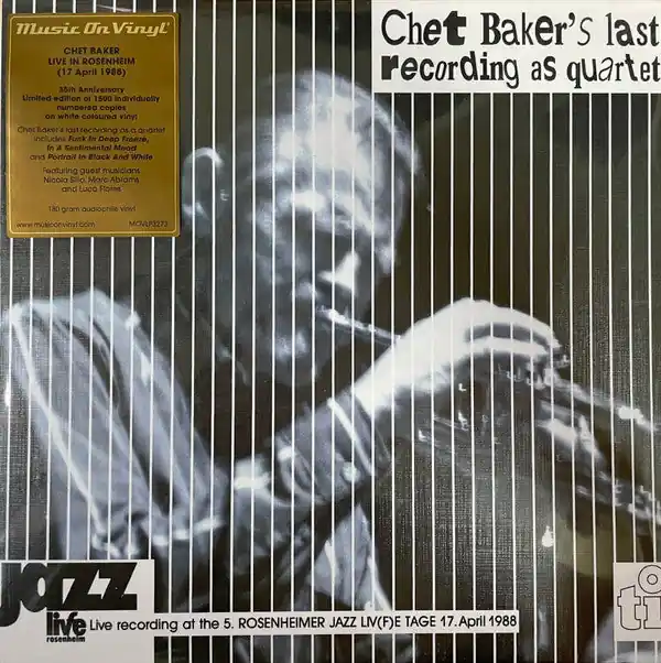 Baker, Chet/Live In Rosenheim (White Vinyl) [LP] Professional Grade