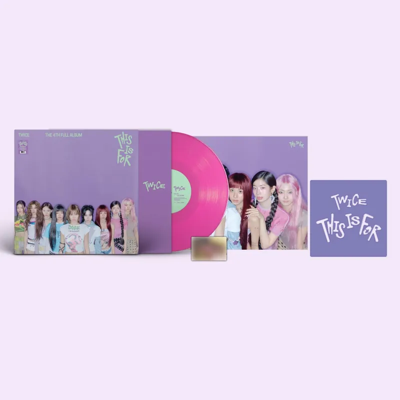Twice/This Is For (Dragonfruit Glitter Vinyl with Poster) [LP] Professional Grade