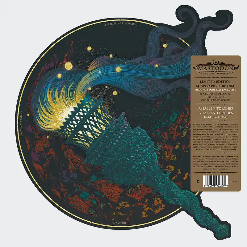 Mastodon/Fallen Torches (Shaped 10" Picture Disc) Holiday Sale