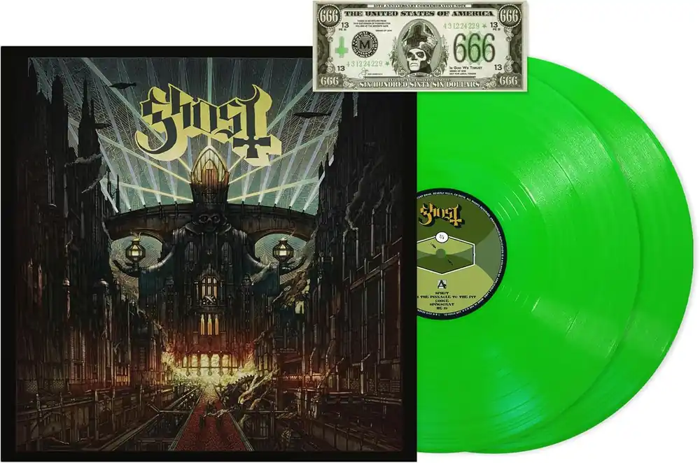 Low Price Ghost/Meliora (10th Ann. 2LP Deluxe Neon Green Vinyl with Mummy Dust B
