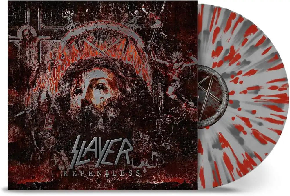 Editor’s Pick Slayer/Repentless (Indie Exclusive Clear/Silver/Red Splatter Vinyl) [L