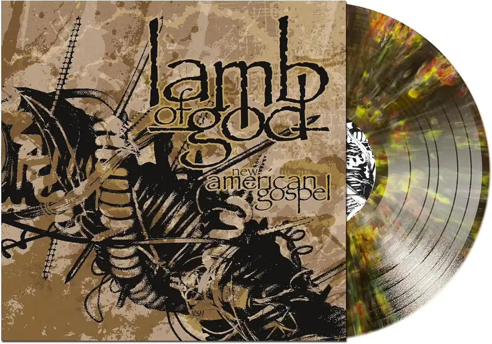 Lamb Of God/New American Gospel (Clear Black With White & Gold Vinyl) Markdown