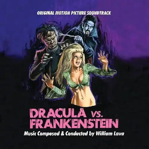 William Lava - Dracula Vs. Frankenstein OST LP (Ltd Pumpkin Orange Vin Trending