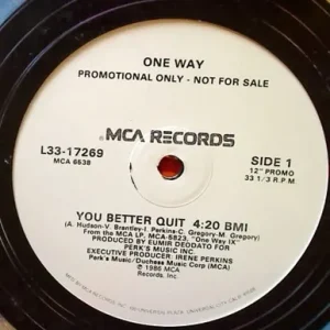 *USED* You Better Quit - One Way (#491802940180) Latest
