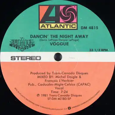 Top Rated *USED* Dancin' The Night Away - Voggue (#488848144481)