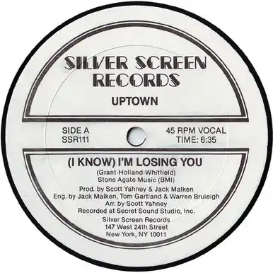 Money Back Guarantee *USED* (I Know) I'm Losing You - Uptown (#400648231420)