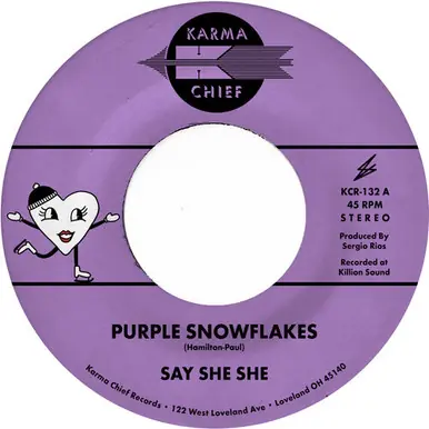 Viral Purple Snowflakes / This Wintertime - Say She She (#648564356128)