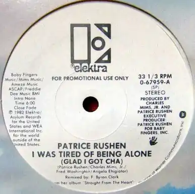 *USED* I Was Tired Of Being Alone (Glad I Got Cha) - Rushen, Patrice  (#446636467044) Latest