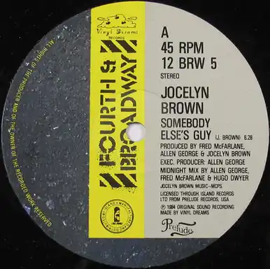 *USED* Somebody Else's Guy - Brown, Jocelyn (#431608593807) No Minimum Order