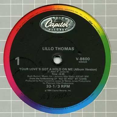 *USED* Your Love's Got A Hold On Me - Thomas, Lillo (#493632892318) Final Sale