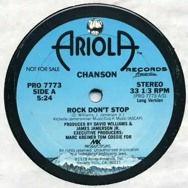 Last Chance *USED* Rock Don't Stop - Chanson (#491088073831)