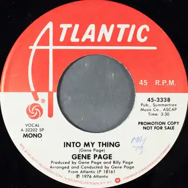 *USED* Into My Thing - Page, Gene  (#436760555632) Hot Deal