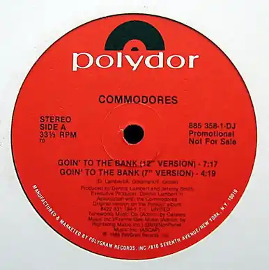 Limited Time *USED* Goin' To The Bank - Commodores (#074643600333)