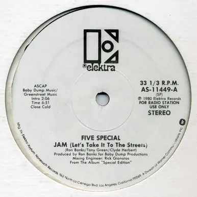 *USED* Jam (Let's Take It To The Streets) / Had You A Lov - Five Special (#410341075375) Low Price