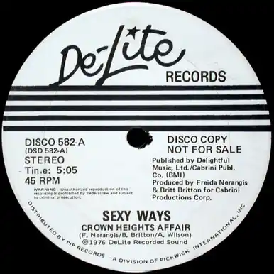 Must Have *USED* Sexy Ways / French Way - Crown Heights Affair (#454860544967)