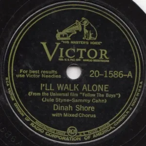 I'll Walk Alone / It Could Happen To You (78RPM 10") | Very Good Plus Same Day Shipping