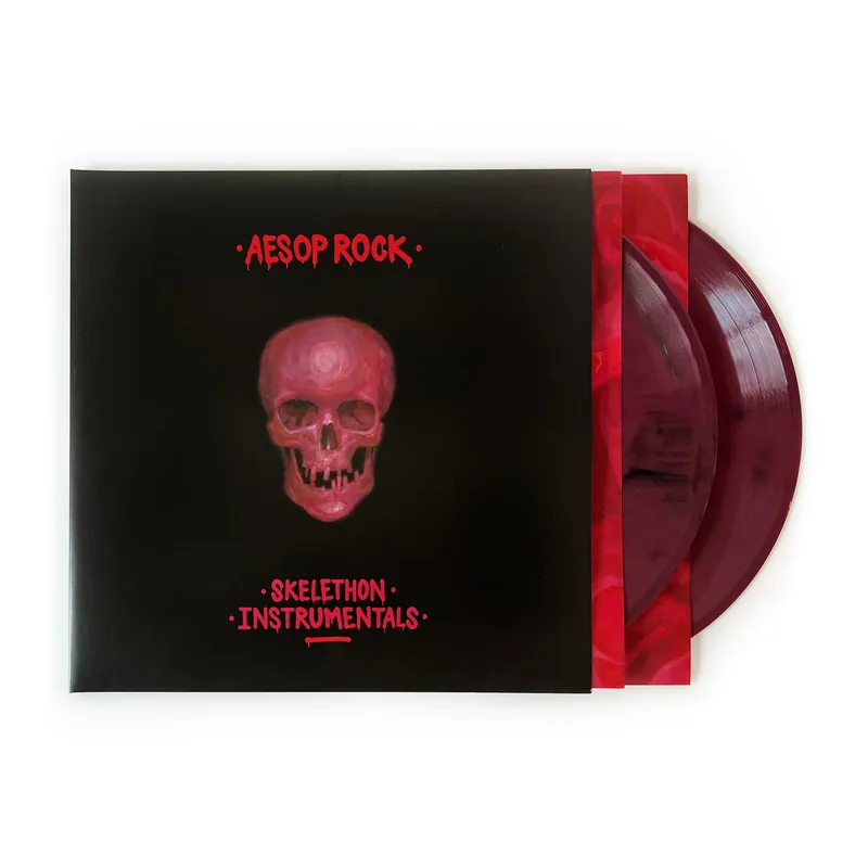 Weekend Sale Skelethon: Instrumentals (MAROON & BLACK MARBLE VINYL) | Mint (M) Mint