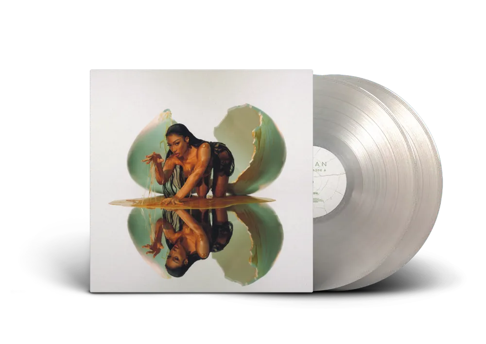 Free Delivery Megan (OPAQUE SILVER VINYL) | Mint (M) Mint (M)