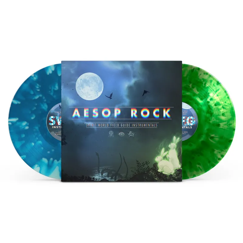 Spirit World Field Guide Instrumentals (GREEN + BLUE VINYL) | Mint (M) Trending