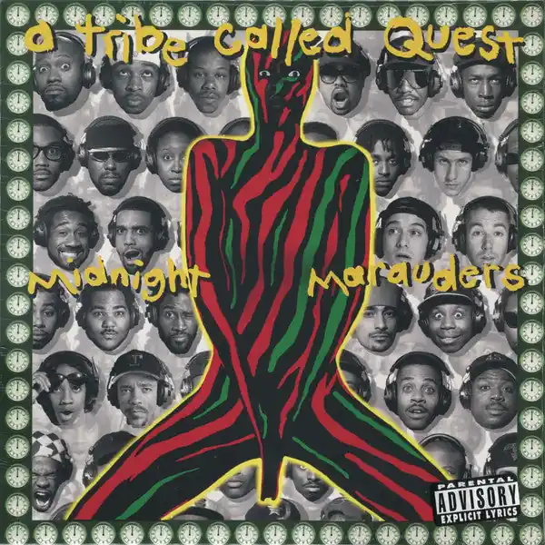 Professional Grade A Tribe Called Quest Midnight Marauders Jive LP, Album, RE Mint (M) Mi