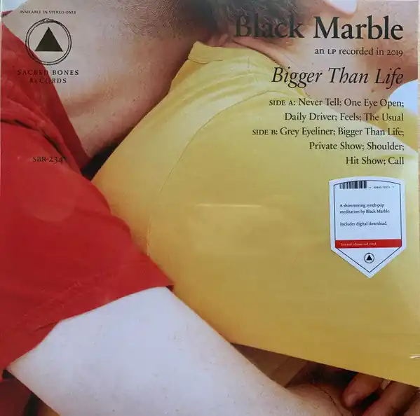 Buy Direct Black Marble Bigger Than Life Sacred Bones Records LP, Album, Ltd, Red