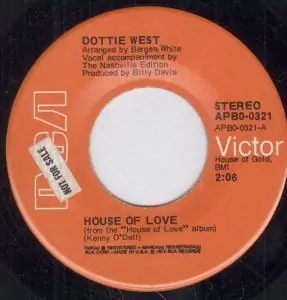 Best Choice Dottie West - House Of Love - 7 Inch