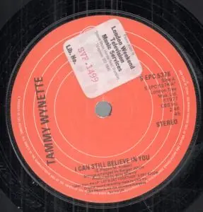 Tammy Wynette - I Can Still Believe In You - 7 Inch Fast Shipping