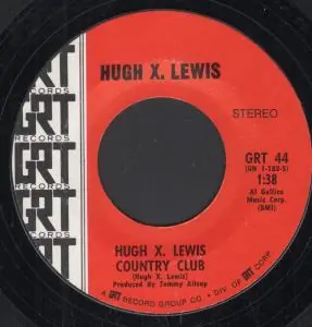 Hugh X.lewis - Hugh X.lewis Country Club - 7 Inch In Demand