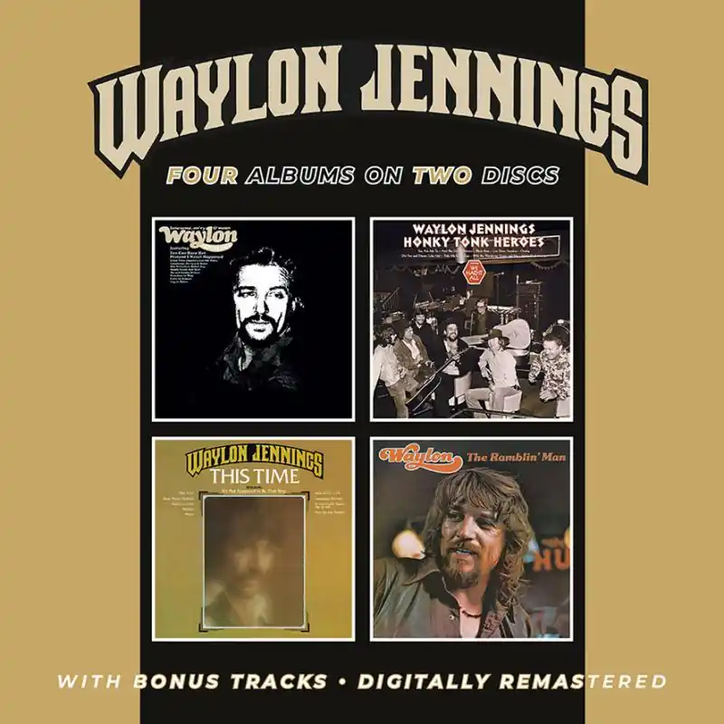 Limited Offer Waylon Jennings - Lonesome, On'ry & Mean/Honky Tonk Heroes/This Time/T