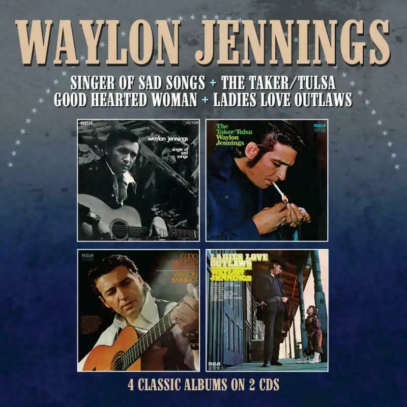 Waylon Jennings - Singer of Sad Songs the Taker / Tulsa Good Hearted W Low Price