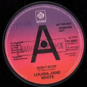 Authentic Louisa Jane White - Don't Stop - 7 Inch