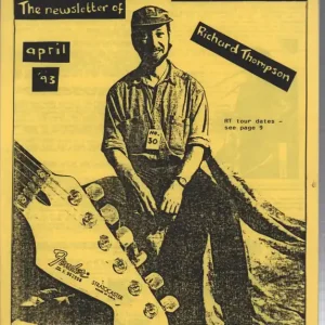 Bargain Richard Thompson - Hokey Pokey 30 - April 1993 - Fanzine