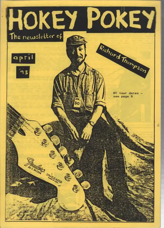 Bargain Richard Thompson - Hokey Pokey 30 - April 1993 - Fanzine