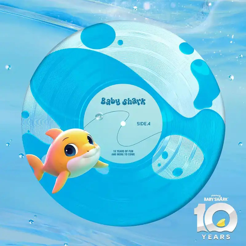 Flash Sale Pinkfong/Baby Shark: 10 Years Limited Edition (Liquid Filled/Numbered
