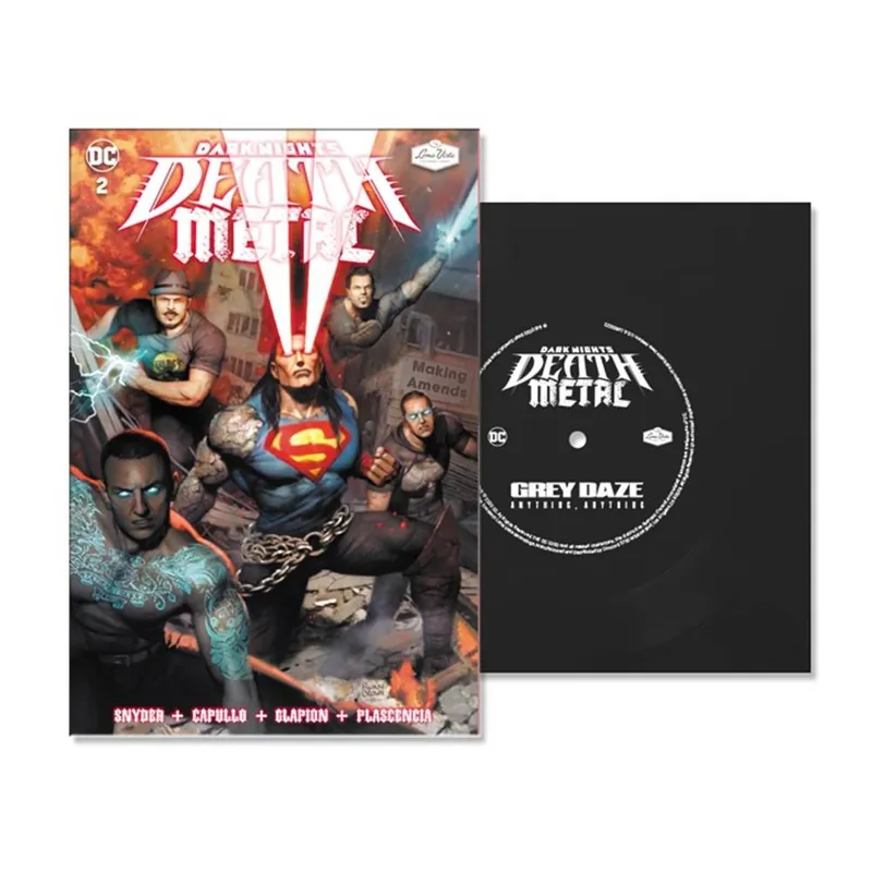 Grey Daze/Dark Nights: Death Metal #2 (Flexi Single + Comic) Fast Shipping