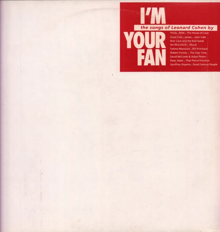Various Artists - I'm Your Fan The Songs Of Leonard Cohen By - Double Genuine