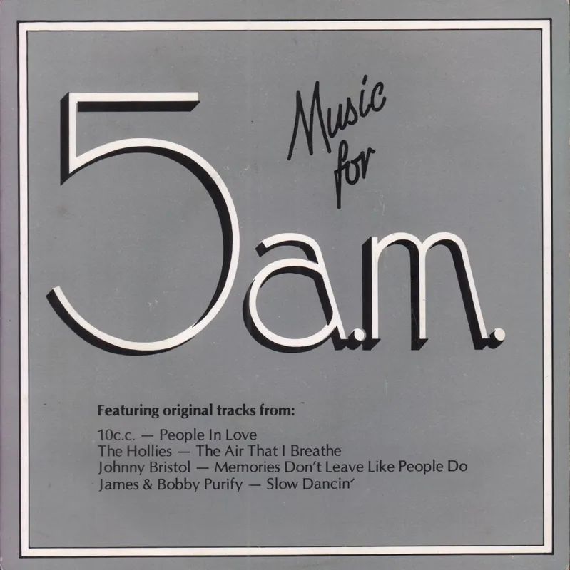 Various Artists - Music For 5 A.m. - 7 Inch Low Price