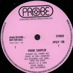Bargain Various Artists - probe sampler - Lp
